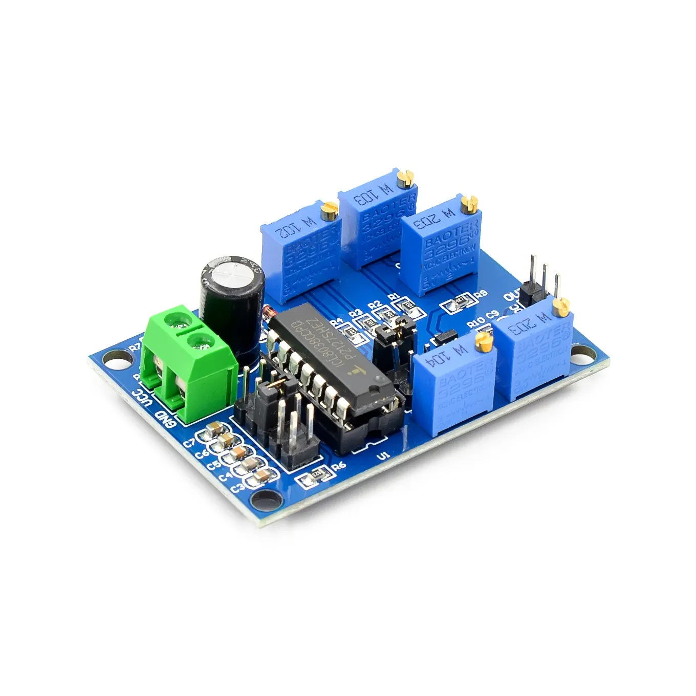 

ICL8038 Signal Generator Medium/Low Signal Frequency 10Hz-450KHz Triangular/Rectangular/Sine Wave Generator Module 12V To 15V