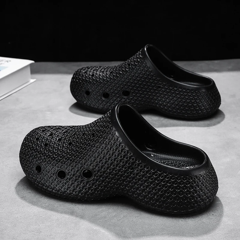 Summer New Men's Slippers EVA Soft Slides Indoor Outdoor Sandals Beach Men Casual Shoes Garden Shoes Male Couple House Slippers view 4