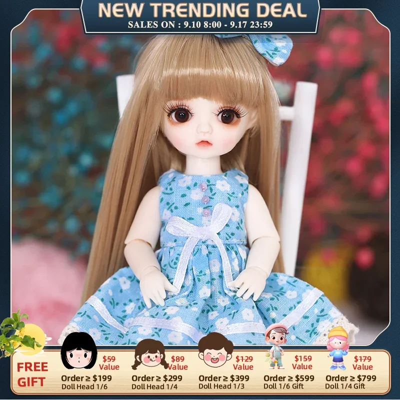 

ROSENBJD Doll RL Monday Mango bjd sd doll 1/8 body model boys or girls Doll BJD High Quality resin toys free eye beads shop