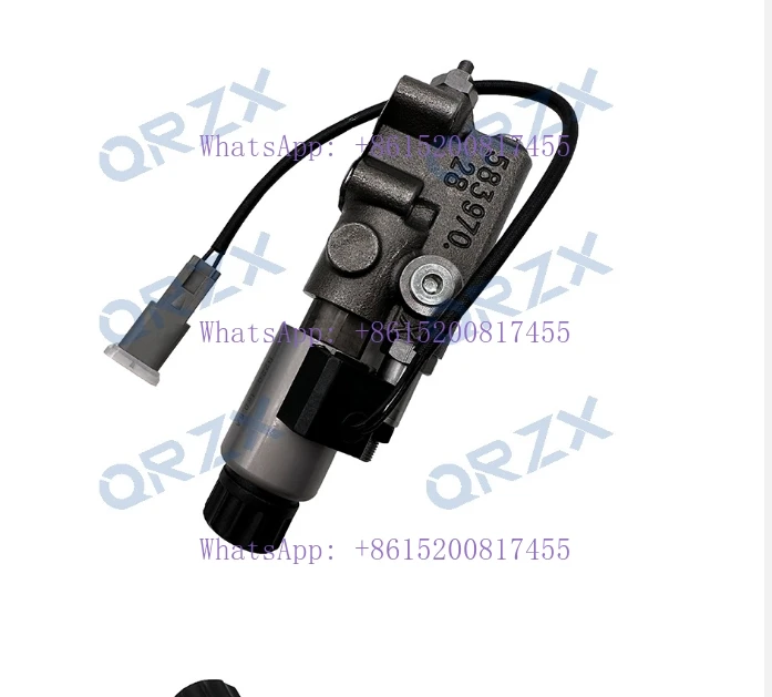 583970/CAT/E336D/330D/345C/336D2/M330D Fan pump solenoid valve assembly with cable 259-0907