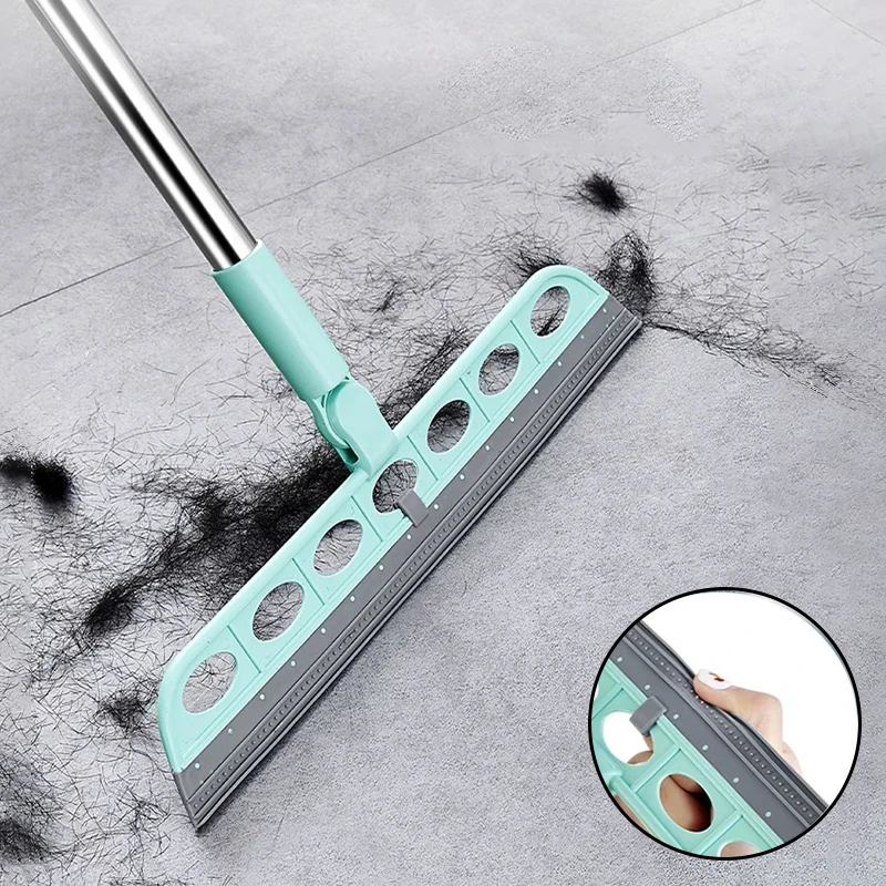 

360° Rotatable Magic Rubber Broom Silicone Mop Hand Dust Brooms Home Floor Cleaning Squeegee Wiper Flooring Household Utensils