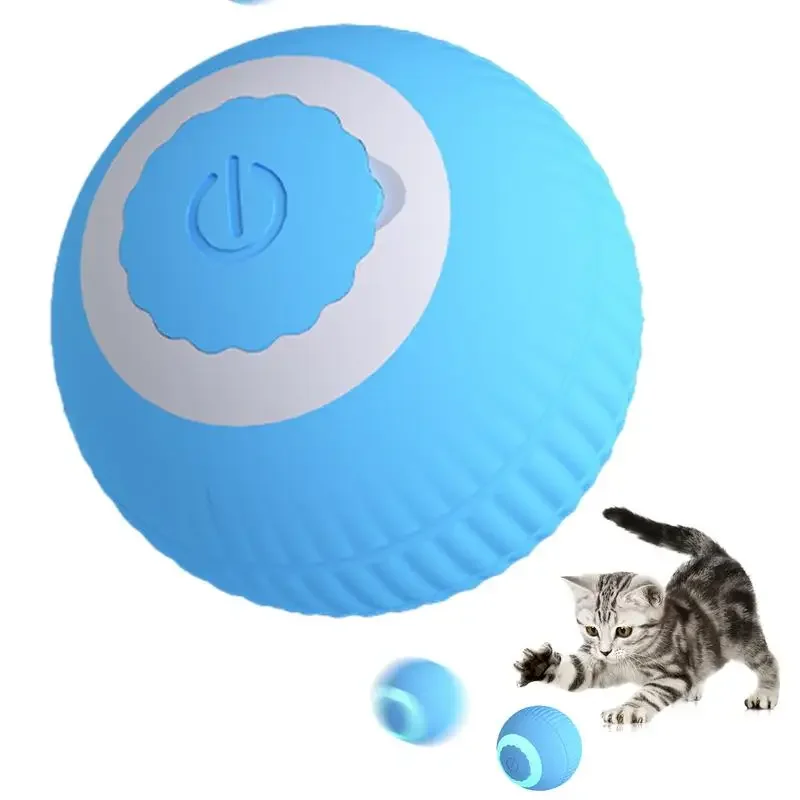 Cat Balls Smart Toys Automatic Rolling Ball Self Rolling Ball Toy With USB Rechargeable And Adjustable Modes For Pet Cat