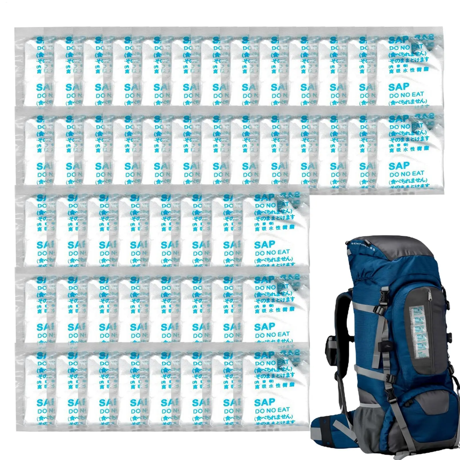 Toilet Coagulant Powder 50pcs/set Absorbent Pee Solidifier Odor Eliminator  Pee Powder for Outdoor Mountaineering Shower