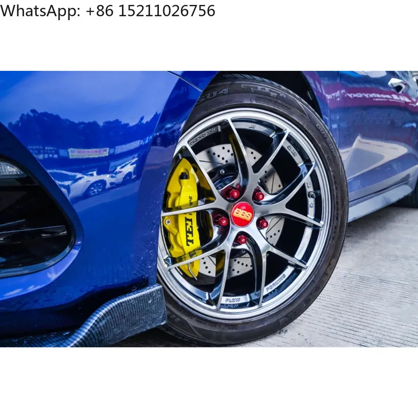 Front Big Brake Kit 4 Piston Forged Caliper Rotor 330x28MM Disc for ELANTRA 2010-2021 18