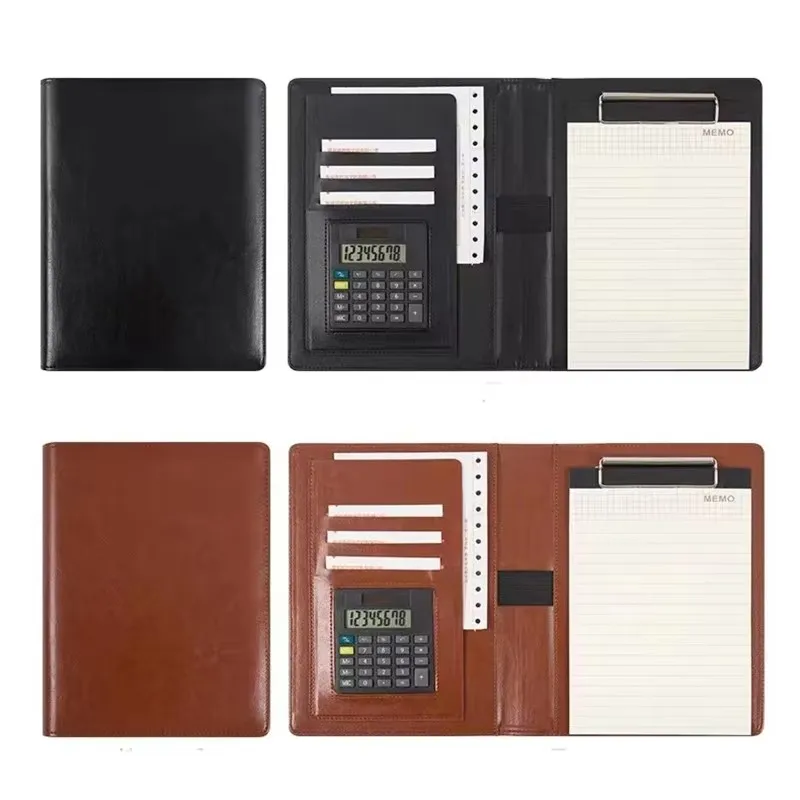 

multi-functional A5 filing folder sales business manager contract folder office paper clipboard writing pad notepad calculator