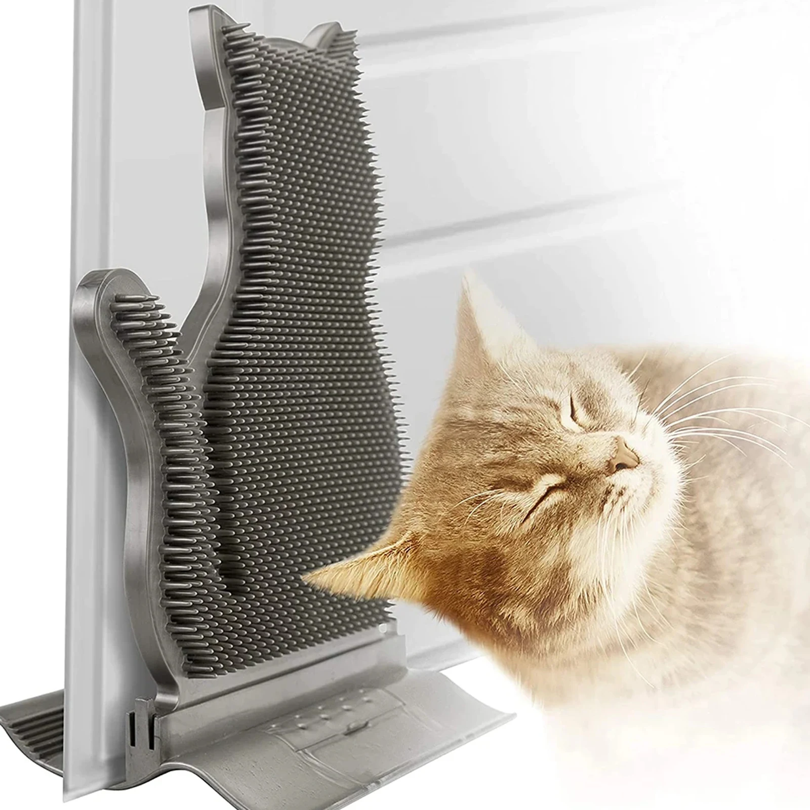 

Cat Self Groomer Pink New Cat Arch Self Groomer Massager Tool PE Material Comb Type Cat Self-Massage Brush Shedding Comb