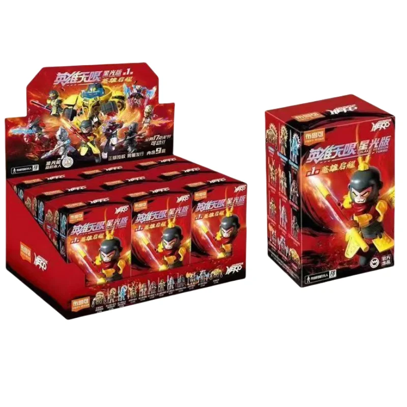 Nuovo prodotto Blokees Sun Wukong Nezha Heroes Serie illimitata Sorpresa Blind Box Boy Toy Action Figure snodabile Modello ornamentale