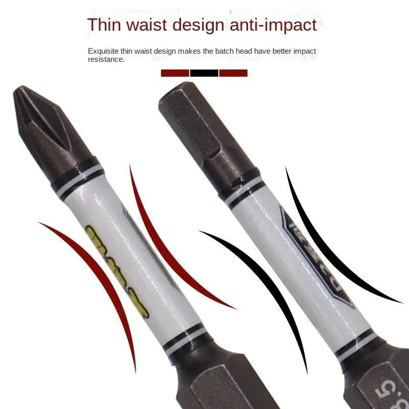 50 مللي متر 100 مللي متر مفك بت مجموعة تأثير الحفر سائق توركس عرافة الصليب رئيس المغناطيسي العبث برهان الأمن مفك بت #4