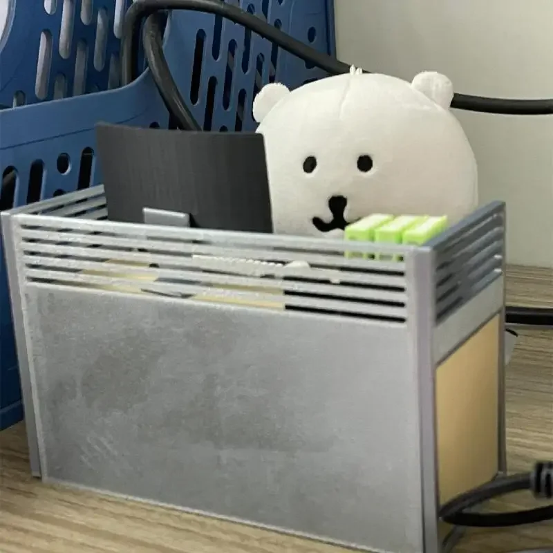 1 مجموعة دمية مصغرة خزانة الملفات مكتب الكمبيوتر وكرسي عدة مكتب المشهد نموذج مشهد العمل ديكور المنزل حلية