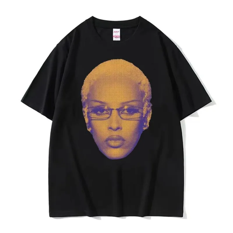 

Женская повседневная футболка с графическим принтом Doja Cat, в стиле ретро, модная футболка в стиле 90-х, эстетичная футболка с коротким рукавом в стиле Харадзюку