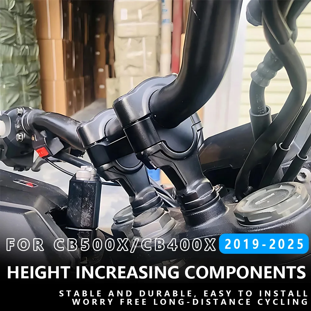 

ДЛЯ Honda CB 500 X CB400X CB500X 2019-2024 Подъемник руля 28 мм, высота 20 мм, соединенный комплект - модернизация руля мотоцикла
