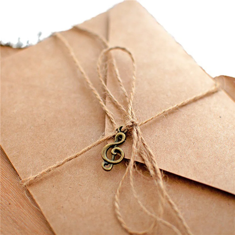 New!24 Pcs Vintage Kraft Paper Writing Paper European Style Paper For Letter Writing Letter Paper Stationery Number 4