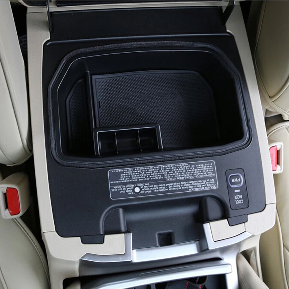 Car Central armrest container holder tray storage box for Lexus LX570 LX 570 2007-2017 car organizer accessories, car styling