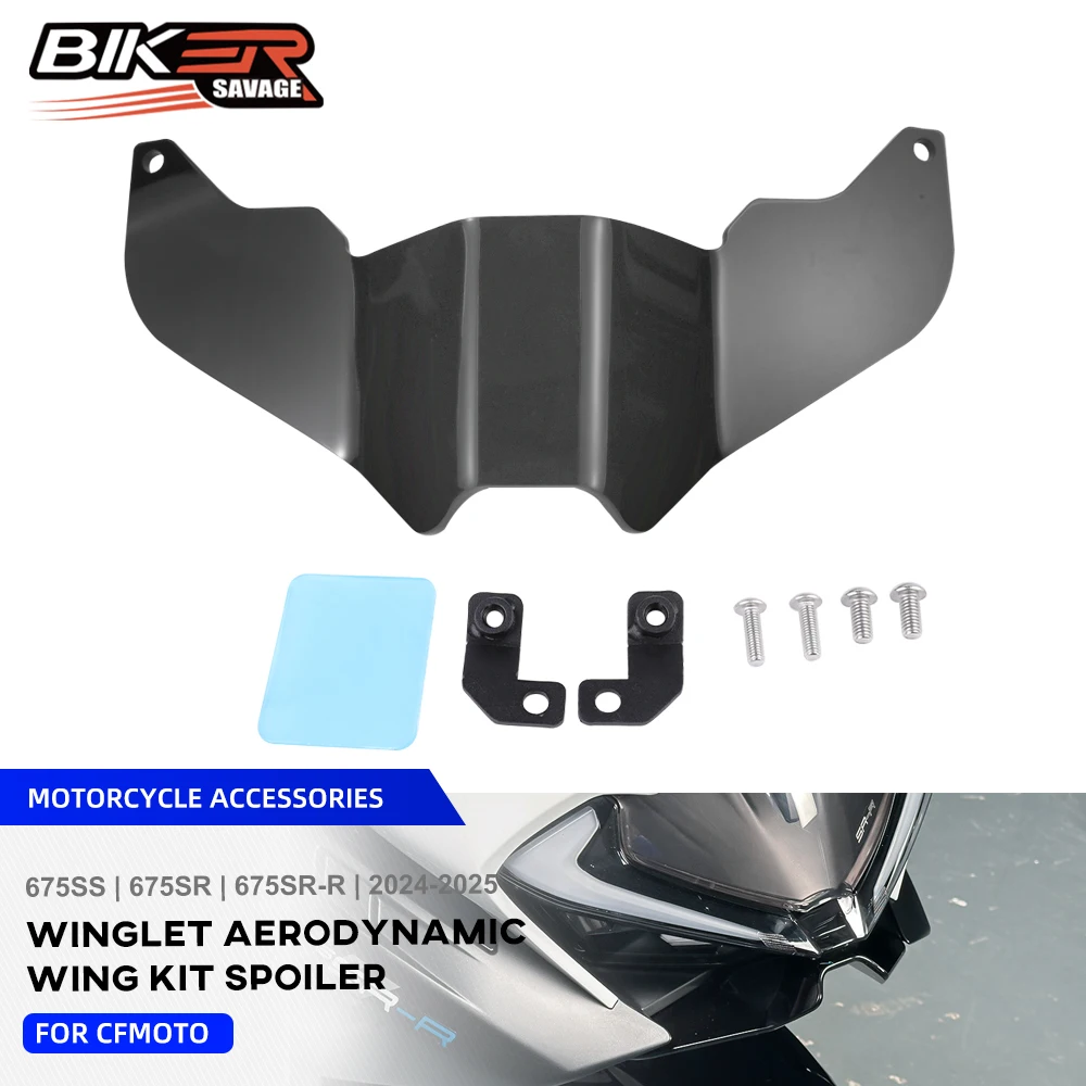 675SR-R 675SS الجبهة هدية الجنيحات الهوائية الجناح الجانب أجنحة المفسد ل CFMOTO 675 SR SR-R SS 2024-2025 الجنيحات الديكور #1