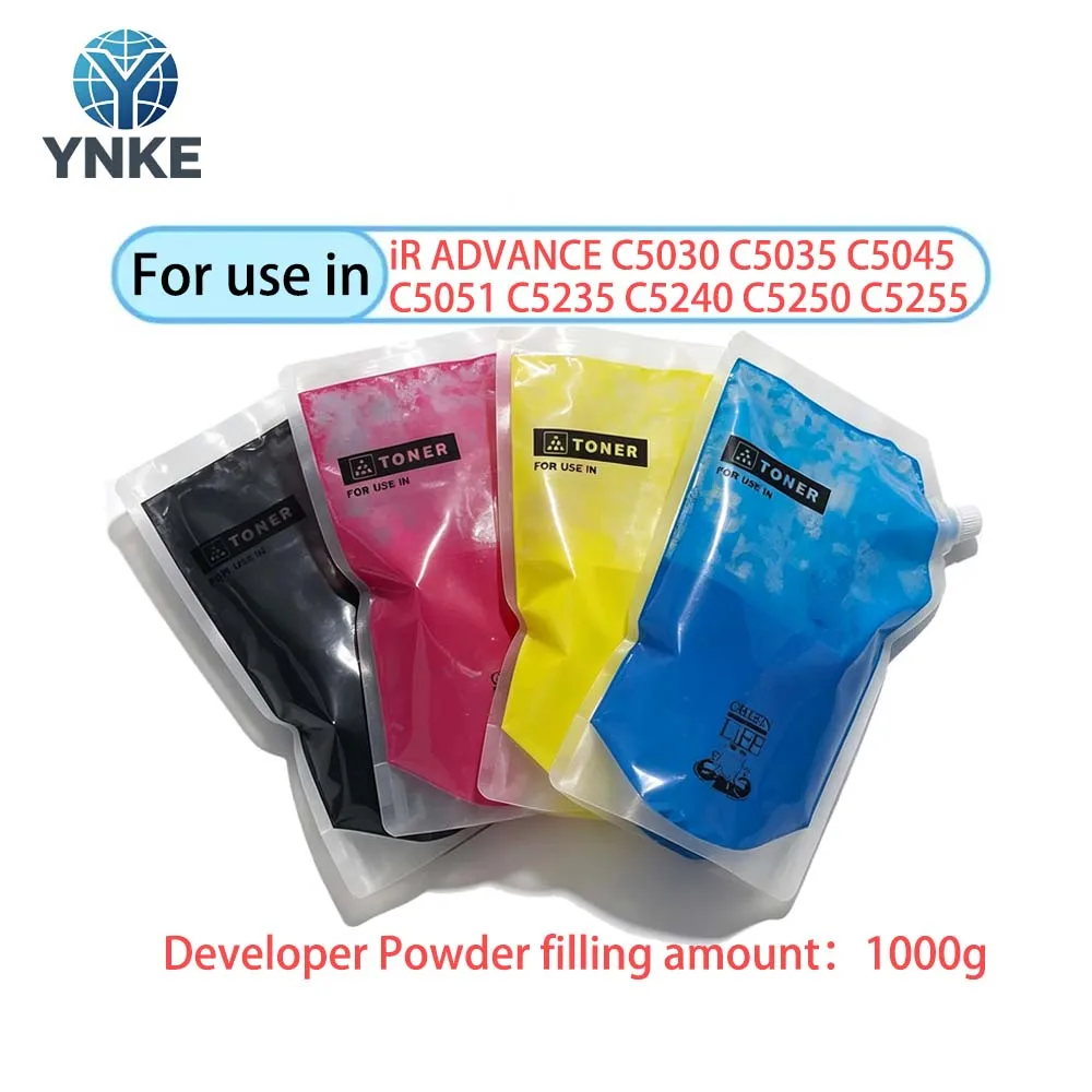 1kg Toner Powder For Canon iR ADVANCE C5030 C5035 C5045 C5051 C5235 C5240 C5250 C5255 NPG45 NPG46 GPR-30/31 C-EXV28/29 Refill