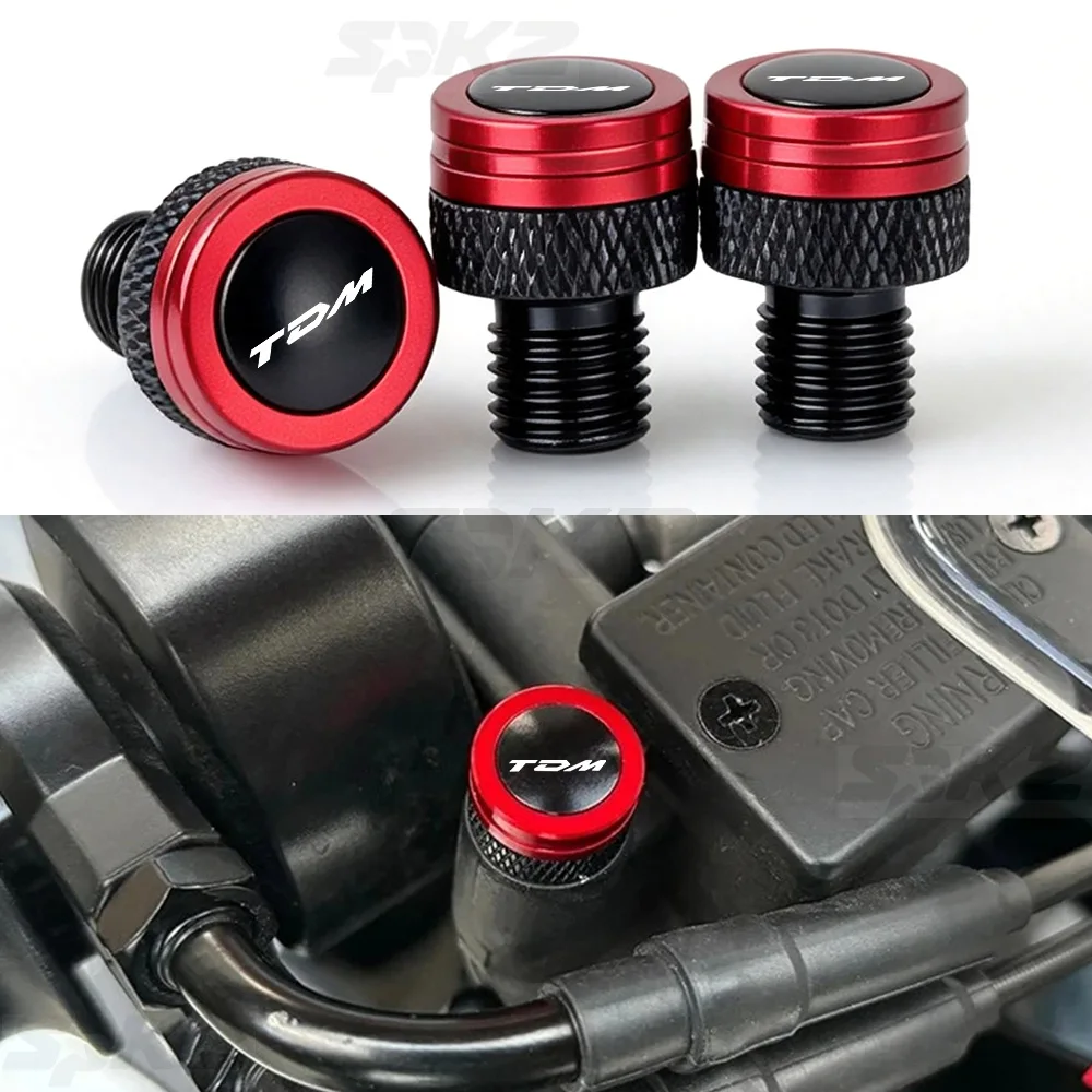 For Yamaha TDM 900 850 TDM850 4TX 3VD TDM900 Accessories Motorcycle M10*1.25 CNC Rearview Side Mirror Hole Cap Plug