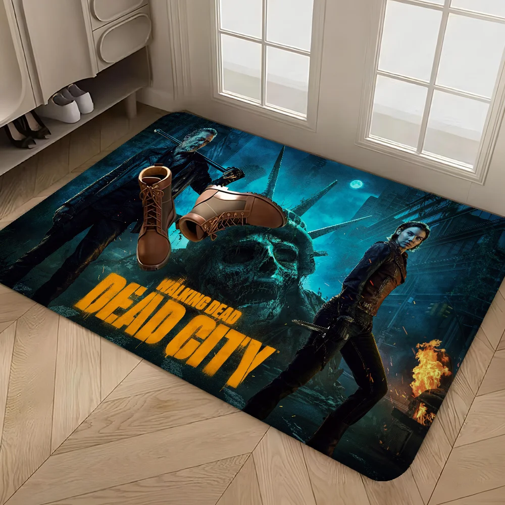 The Walking Dead TV Series Floor Carpet Kids Room Bedroom Decoration Balcony Anti-Slip Doormat Living Room Hotel Decor Mat