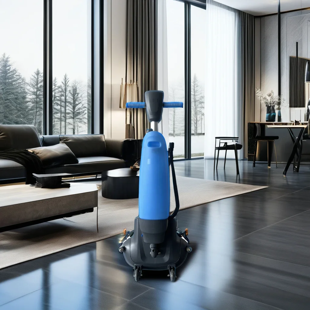 GS02 New Condition - Floor Scrubber Cleaning Machine With Core Brush Motor For Hospital Restaurant