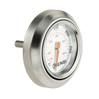 BBQ Gauge Built-in Lid Thermometer Replace for Weber Traveller Grills Charcoal Pit Wood Smoker Oven 150-600°F Barbecue Camping