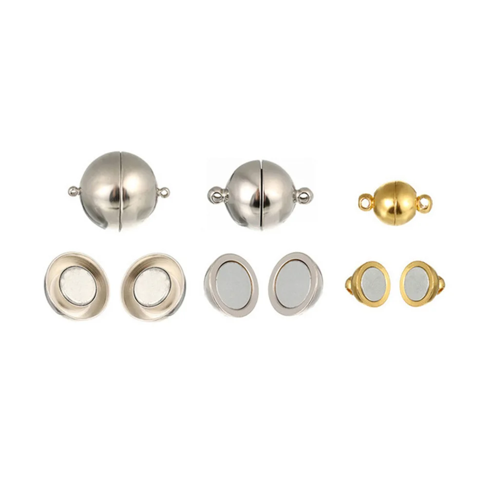 

10 шт. магнитные застежки для ювелирных изделий, прочные и безопасные разъемы для DIY ожерелья, браслета, браслета, крючок для застежки ювелирных изделий ручной работы