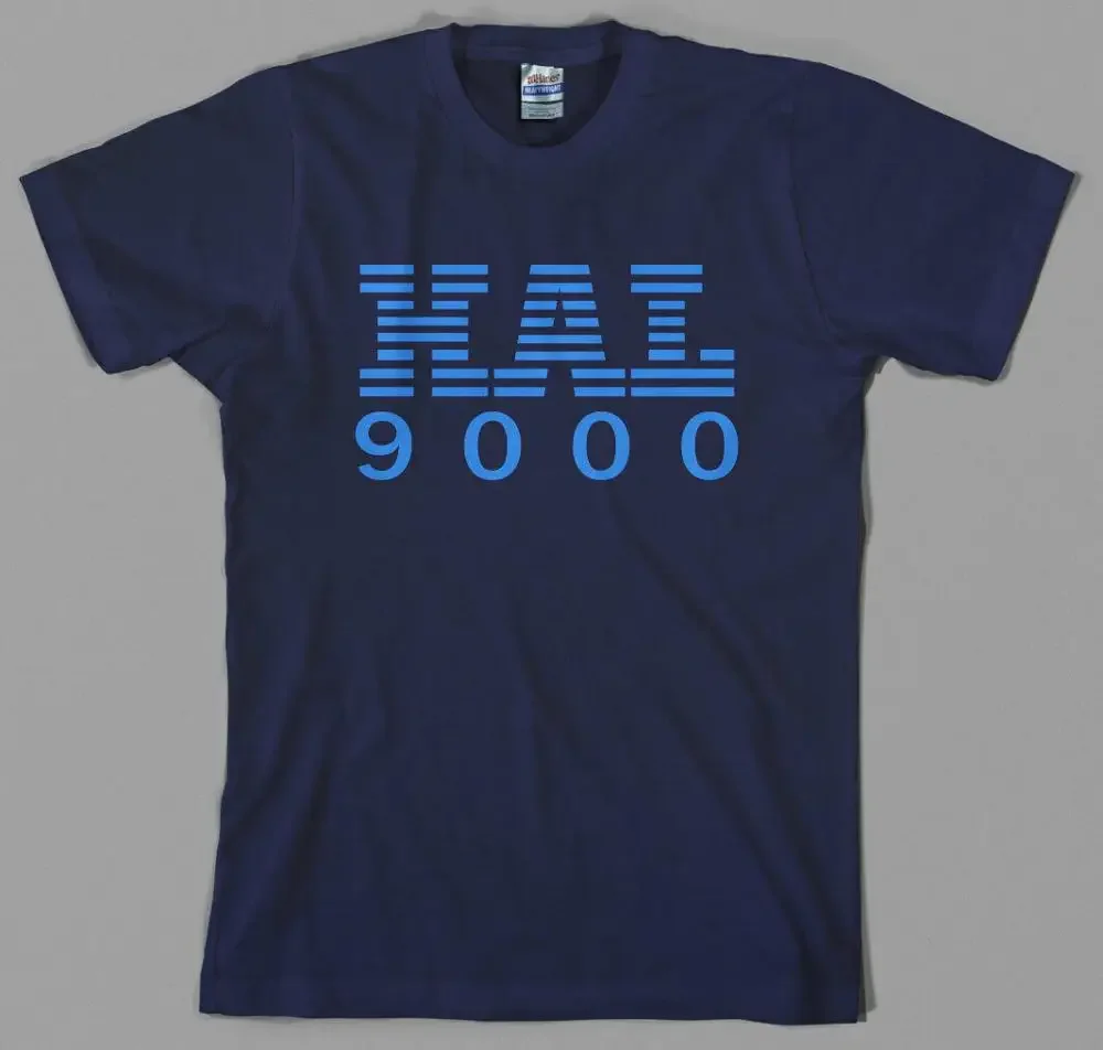 2001 Space Odyssey Hal T Shirt - 9000 Retro Computer Logo Kubrick Newest  T Shirt Men Punk Tops Cotton T Shirt