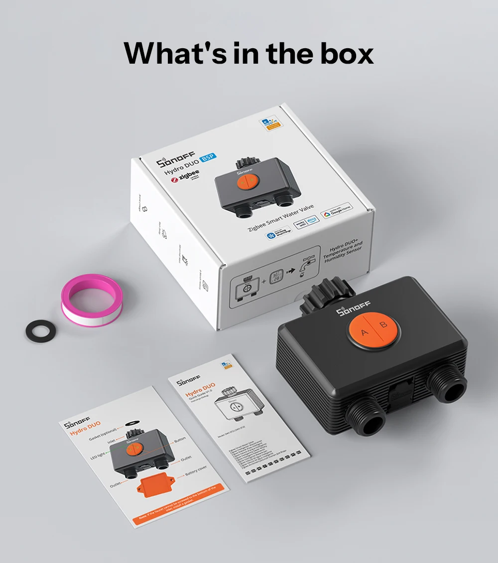 SONOFF Hydro DUO Zweikanaliges Zigbee Smart-Wasserventil mit Durchflussmesser, Messinganschluss, saisonaler Wassereinsparung, App-Leck- und Frostwarnung – Detail 19