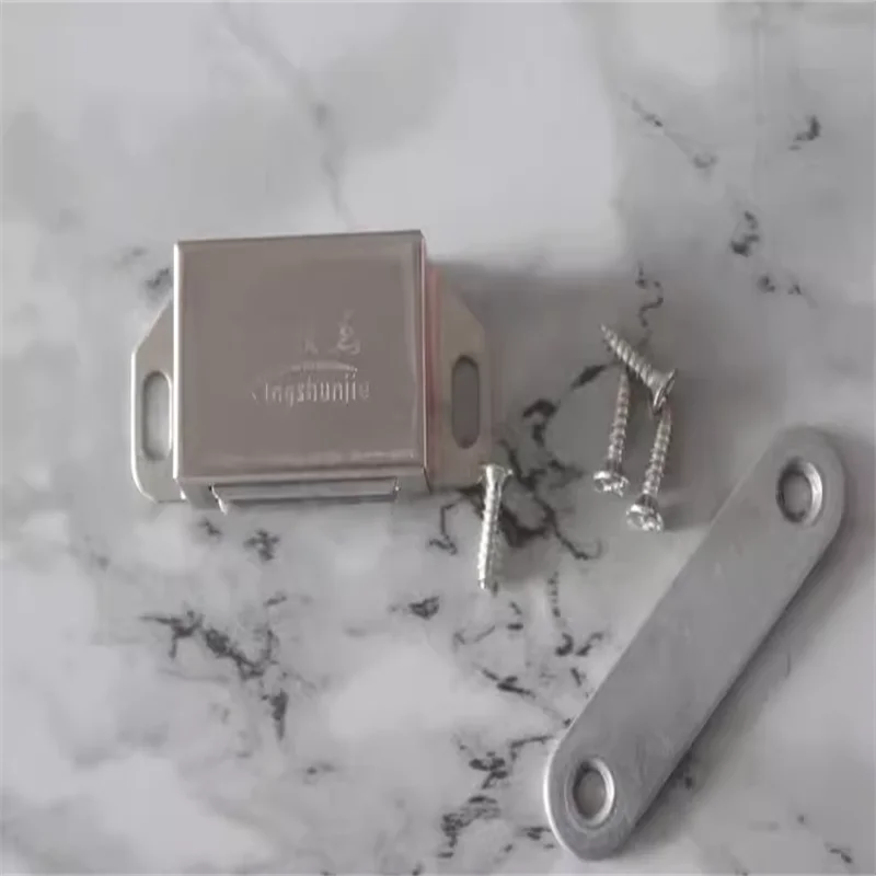 

Stainless steel cabinet door magnetic suction wardrobe door suction door touch strong magnet touch bead cabinet door lock buckle