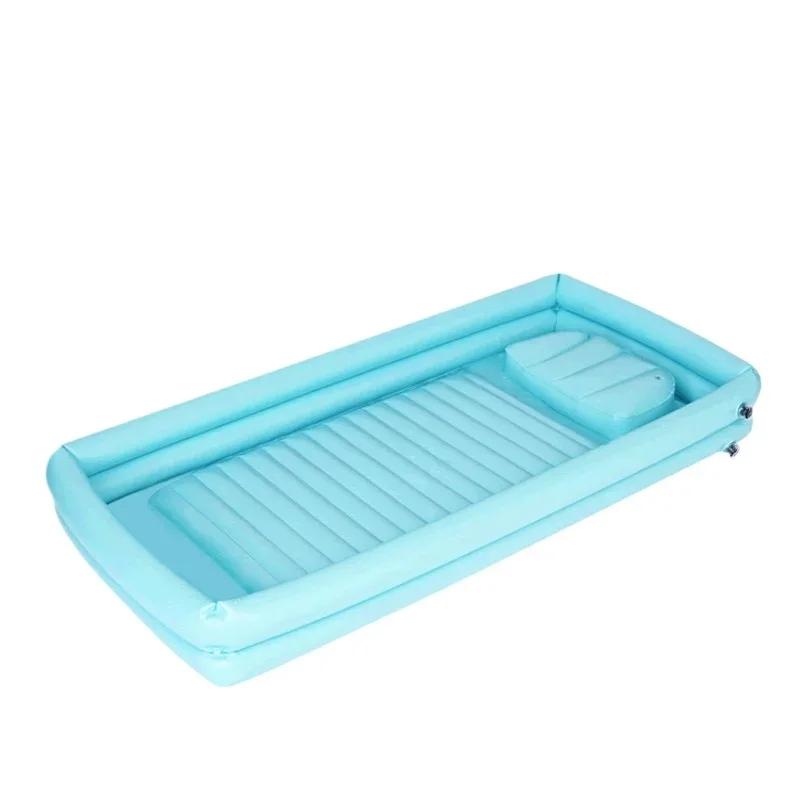 Inflatable Bed Bath Tub Comfortable Electric Shower Quick Drainage Large Capacity Water Bag Durable Eco-Friendly Design