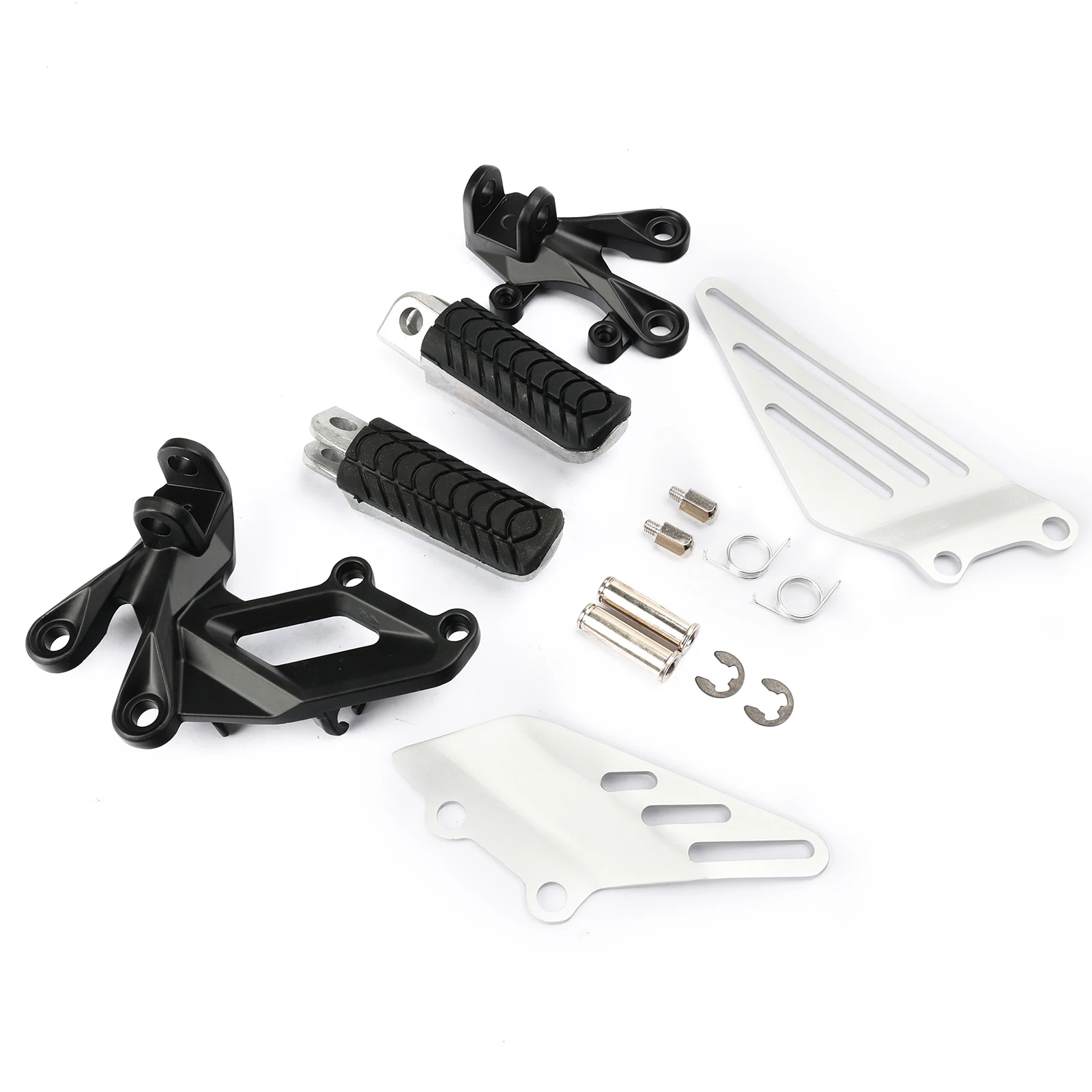 Motorcycle Front Footpeg Foot Pegs Rider Driver Foot Pedal Bracket Kit Fit For Kawasaki ZZR1400 ZX14R 2006-2023