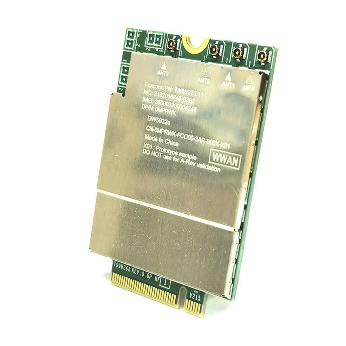 

【COUNTDOWN DEAL】 T99W373 DW5932e 5G Module LTE Cat19 M.2 NGFF Wireless WWAN Card for Dell Latitude 7350 7450 7650 9450 Laptop