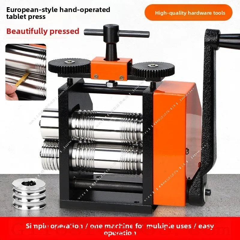 Small Hand Pressing Machine, Bracelet Pressing Machine, Silver and Copper Jewelry DIY Gold and Tools
