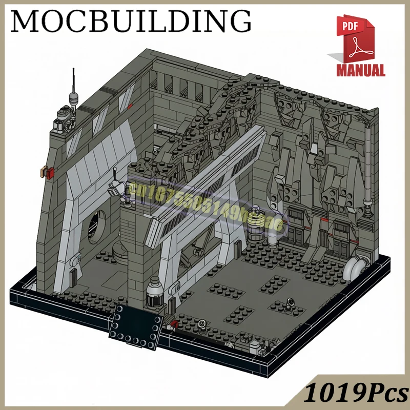 Rescue Scene Diorama Bricks MOC Building Block Space Movie Construction Creative Assembly Toys Birthday Gifts Present