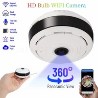 HD Mini Camera 360 ° Panoramic View Two-way Voice IP Camera 2MP Video Survalance Home Security Protection Wifi Wireless Cameras