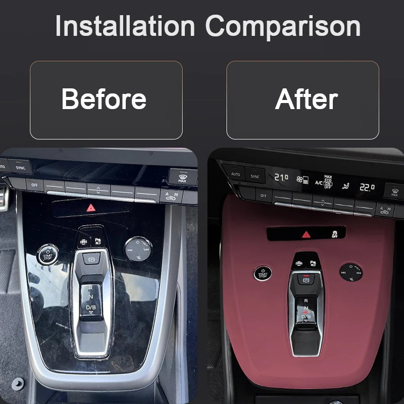 

Silicone Central Control Protective Pad Central Control Gear Panel Interior Accessories For Audi Q4 e-tron Q5 e-tron 2022-2025