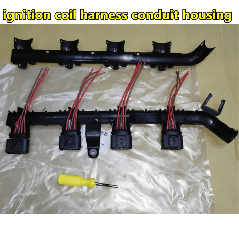 Car Accessories Ignition Coil Wiring Harness Conduit Housing Assy For EA888 Q5 A5 A6 C7 A4 Auto Retainer Plug Parts 06H971824B