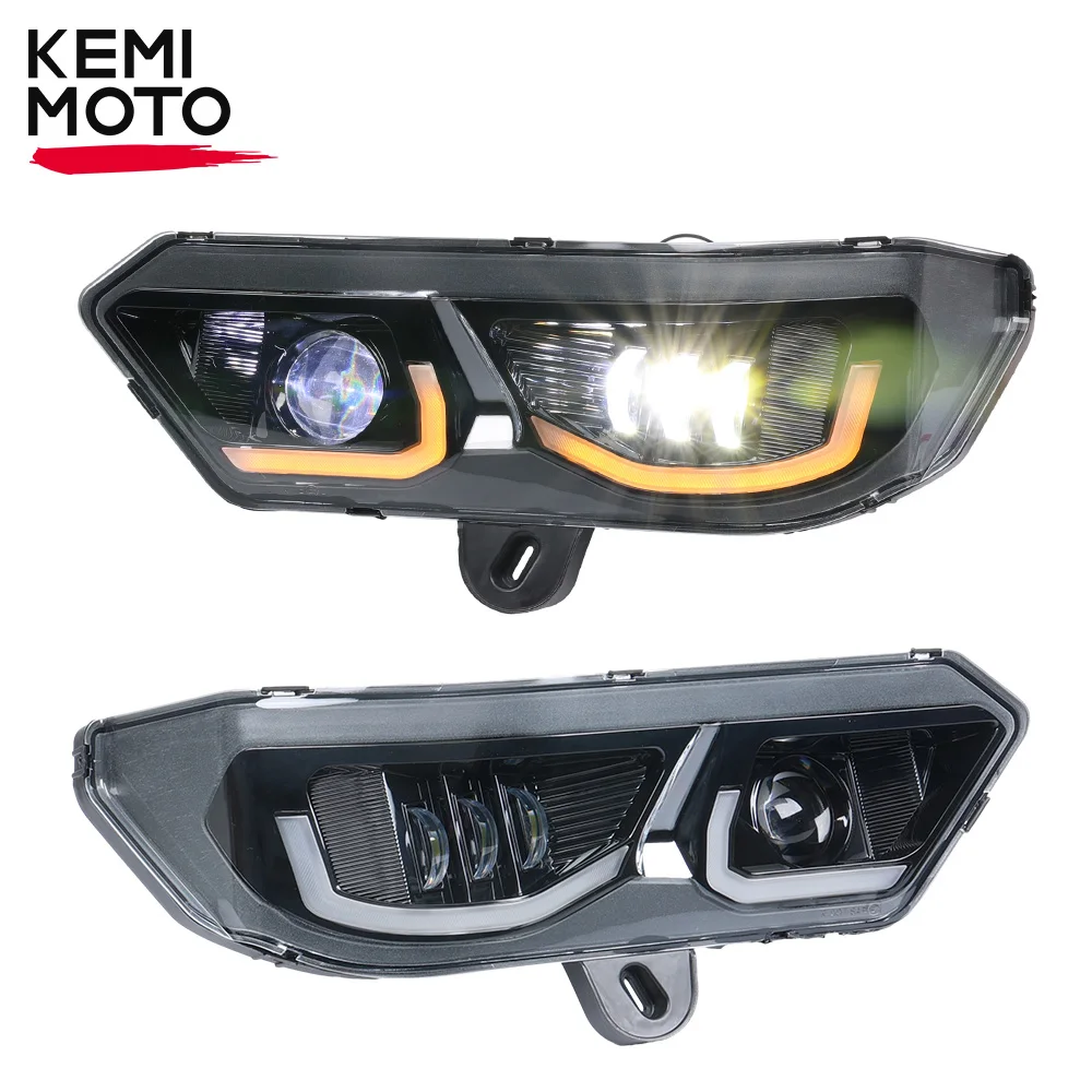 

for Can-Am Defender HD5 HD8 HD10 HD7 HD9 PRO HD10 MAX LED Headlights Assembly Kit Head Lights Headlamps DRL Turn Signal Light