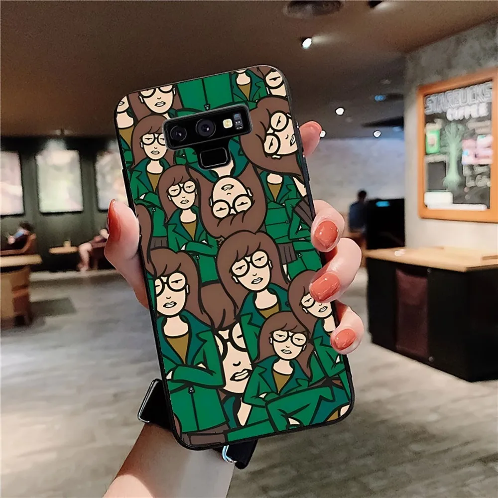 Cartoon D-Daria Phone Case For Samsung Note 8 9 10 20 pro plus lite M 10 11 20 30 21 31 51 A 21 22 42 02 03