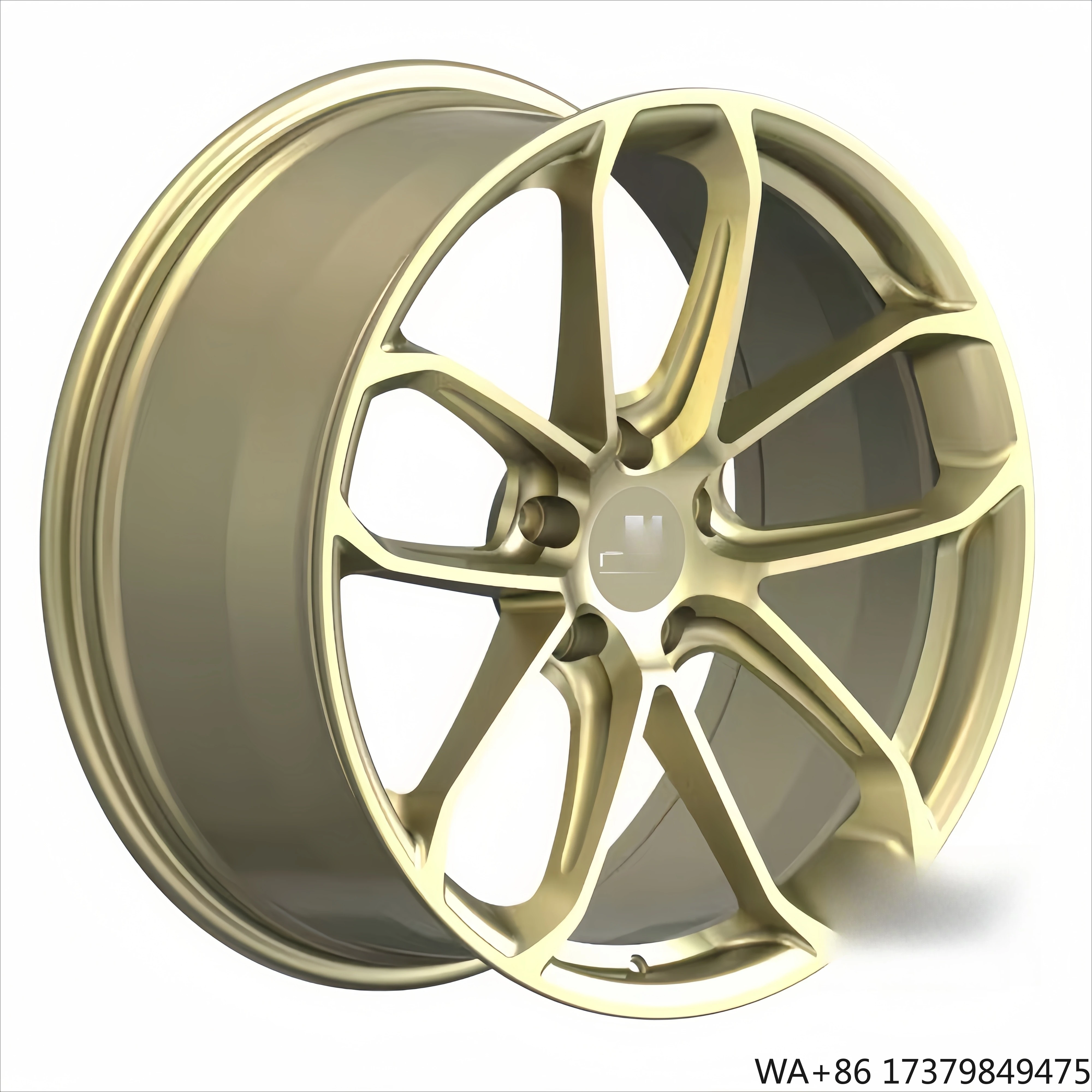 

Custom Forged Wheels Gloss Gold 17 18 19 20 21 22 23 24 Inch 6061-t6 Aluminum Monoblock 5x100 112 114.3 120 130 Rims
