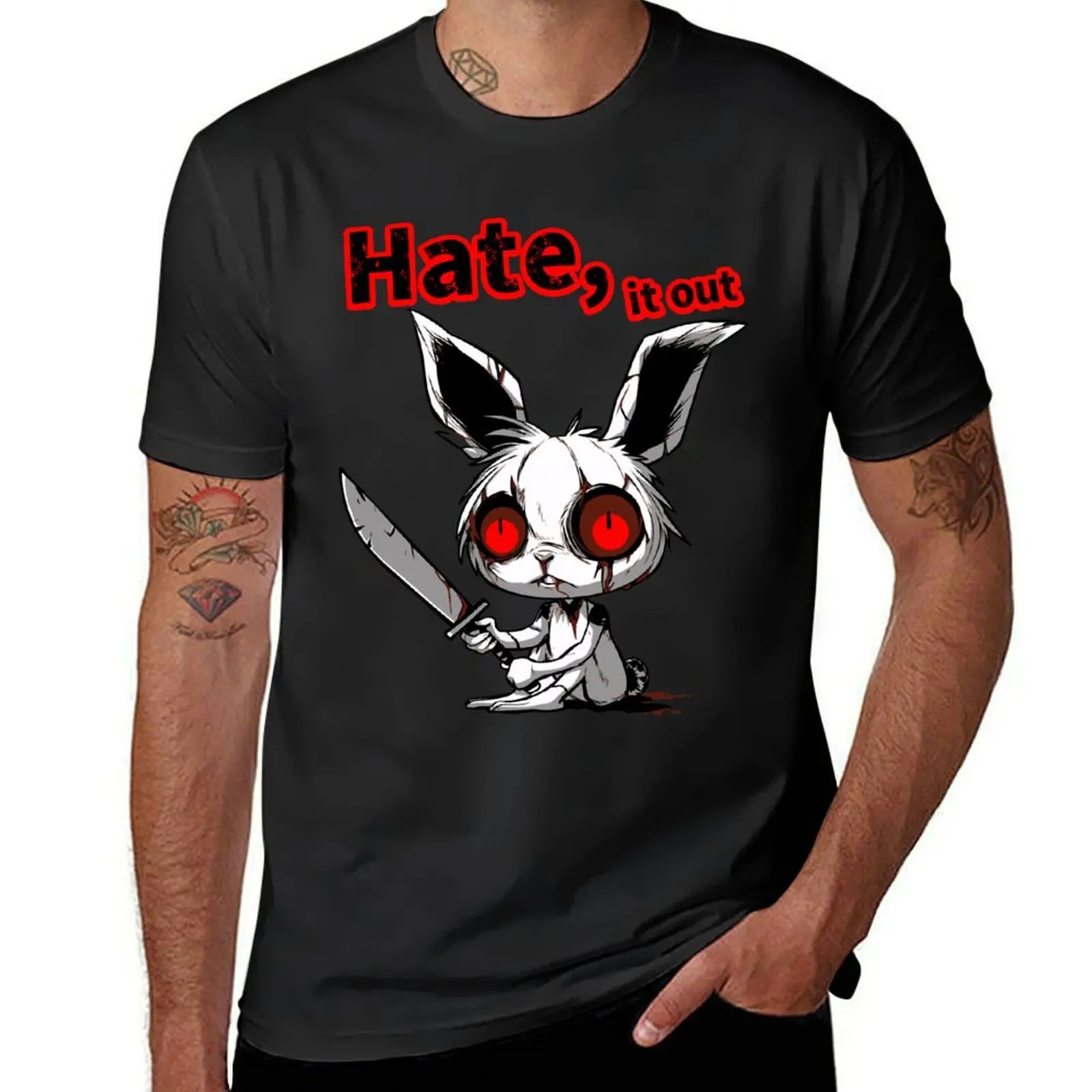 Bad rabbit 89003 T-Shirt summer clothes plus sizes oversized quick-drying mens graphic t-shirts funny