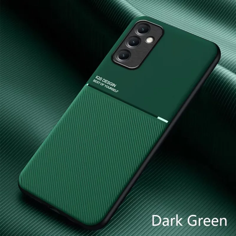 Magnetic Metal Plate Holder Phone Case For Samsung Galaxy A72 A73 A57 A56 A55 A54 A53 A52S A52 Shockproof Silicone Back Cover