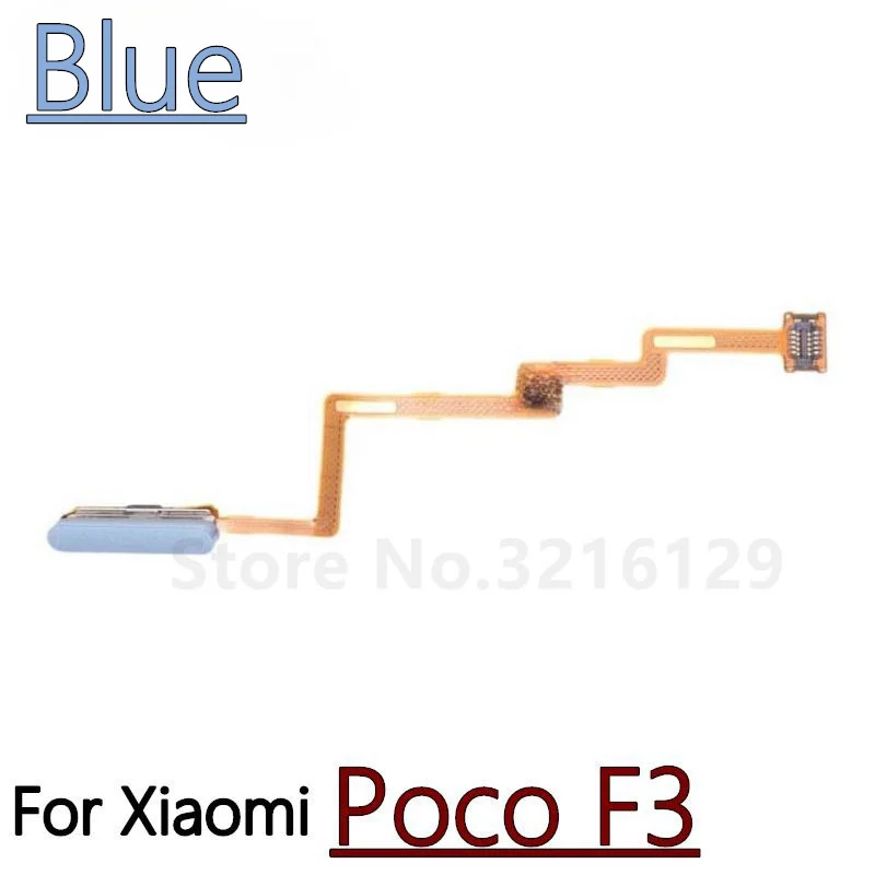 Original Home Button FingerPrint Touch ID Sensor Flex Cable Ribbon For Xiaomi Poco F2 Pro F3 GT F4 GT F5 Pro Replacement Parts