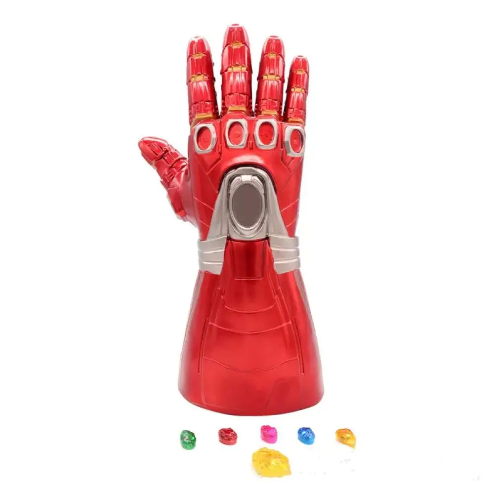 Halloween Cosplay Modell Leuchtender Handschuh Requisite Film-Modell Handschuh Abnehmbarer LED-Edelstein Rollenspiel-Geschenk Halloween Karneval Geschenk-Set – Detail 23