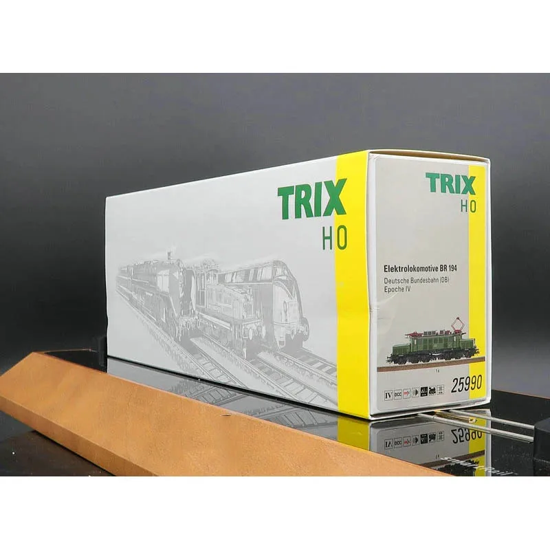 TRIX Train Model HO Scale 1/87 Digital Sound Effect 25990 DB BR 194 Electric Locomotive EP4 Rail Car Toy