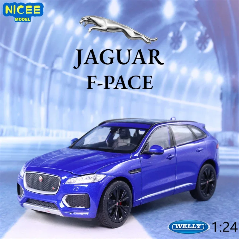 

WELLY 1:24 JAGUAR F-Pace SUV High Simulation Classical Diecast Vehicle Metal Alloy Car Model for Children Gift Toy Car B146