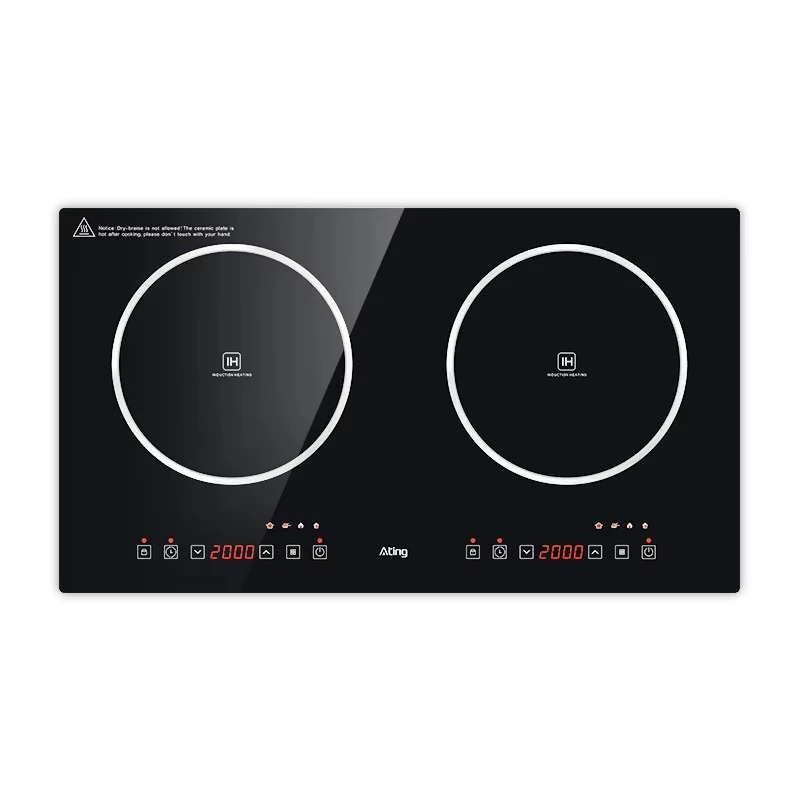 China High Quality Double burner Induction Stove Sensor Touch Control Hob Built in Induction Cooktop