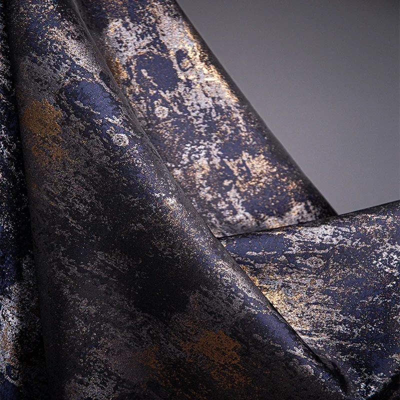 

Винтажная позолоченная ткань, жаккардовая горячая тиснение, яркая шелковая ткань, куртка Cheongsam «сделай сам», одежда Хан, шитье, креативная дизайнерская ткань