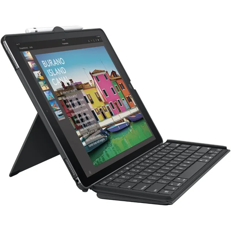 เคสคีย์บอร์ด iPad Pro 12.9 นิ้ว |   SLIM COMBO พร้อมที่ถอดออกได้, Backlit, คีย์บอร์ดไร้สายและตัวเชื่อมต่ออัจฉริยะ (สีดํา)