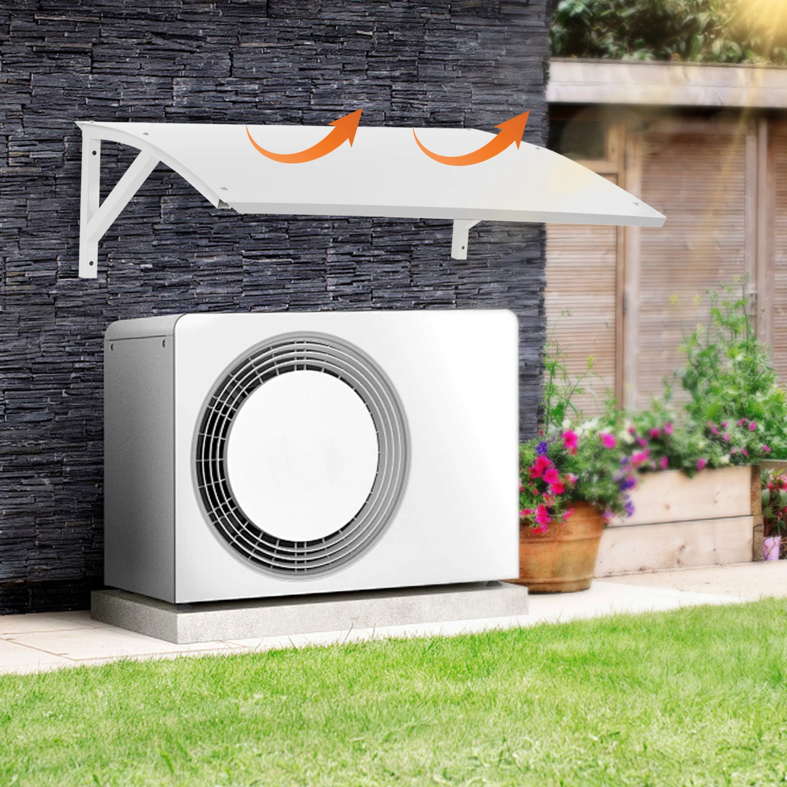 

Air Conditioner Cover, Wall-mounted Air Conditioning Sun Shade, Air Conditioner Cover for Outdoor porch, Windows, Balconies