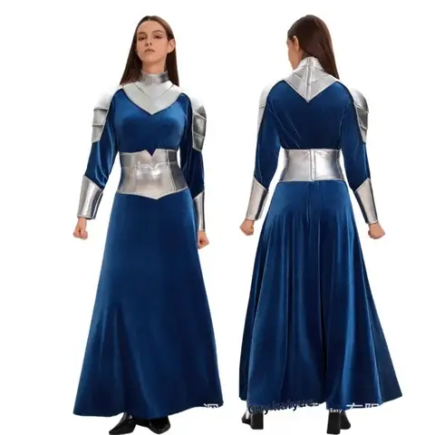 Medeltida Retro Dam Lång Klänning Robot Krigare Kostym Teknologi Film Rymddräkt Robocop Halloween Party Rollspelskostym 10 best sales Robocop-cosplay - №1