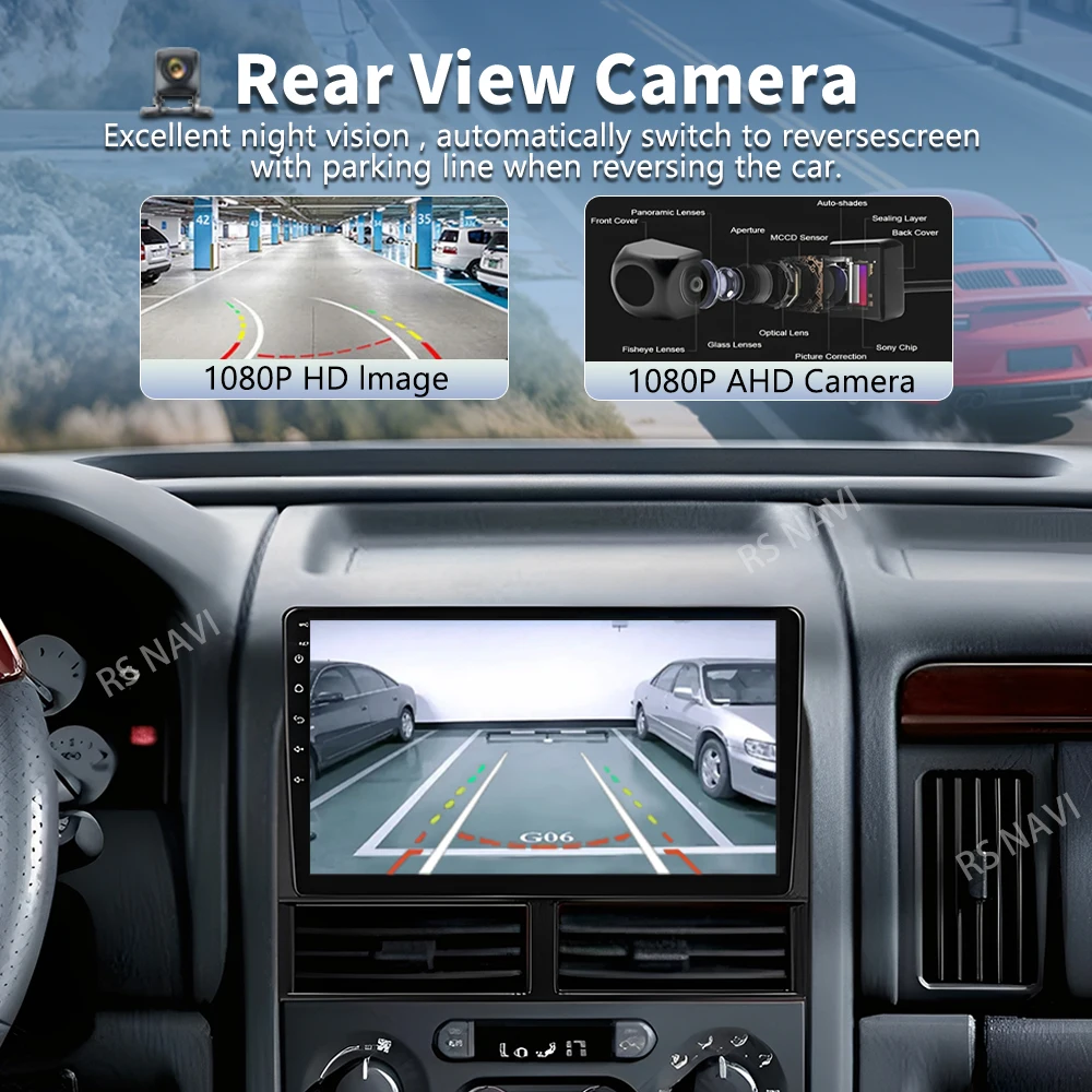 Android 16 Carplay Auto Car Radio For Jeep Grand Cherokee II WJ 1998 - 2004 Navigation GPS Multimedia Player Stereo WIFI+4G 2DIN